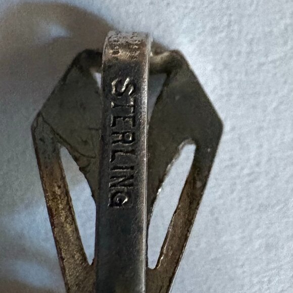 OLD VICTORIAN Sterling Silver FILIGREE CARVED SHELL CAMEO Left Facing PENDANT! - Picture 5 of 5